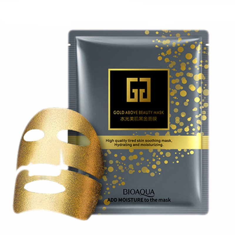 Bioaqua Chinese Moisturizing Pure Black Gold Bio-collagen Facial Mask