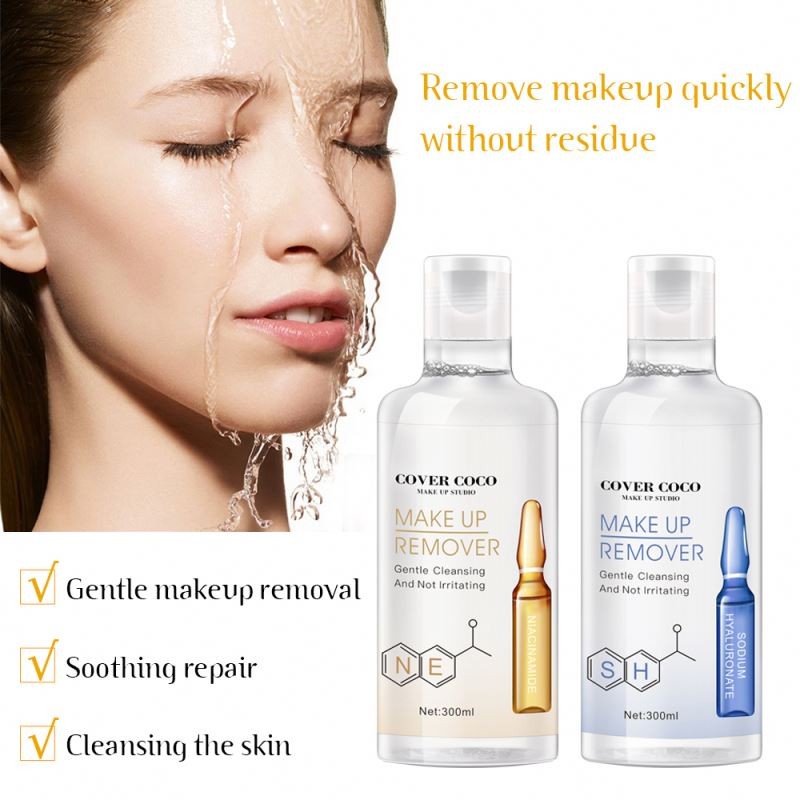 Private Label Rose Scented Micellar Cleansing Water Effective Face & Makeup Removing Water