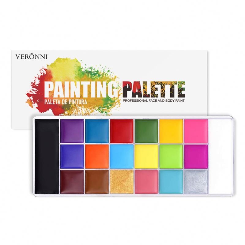 Face Paint Halloween Makeup Non-toxic Water Paint Oil Christmas Party Fancy Dress Devil Fans Body Face Painting Primer