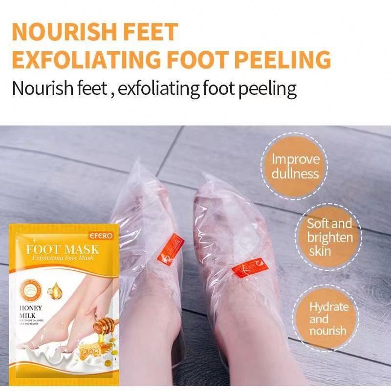 Exfoliating Foot Treatment Mask Dead Skin Remover Pedicure Peeling Feet Skin Care Socks Masks
