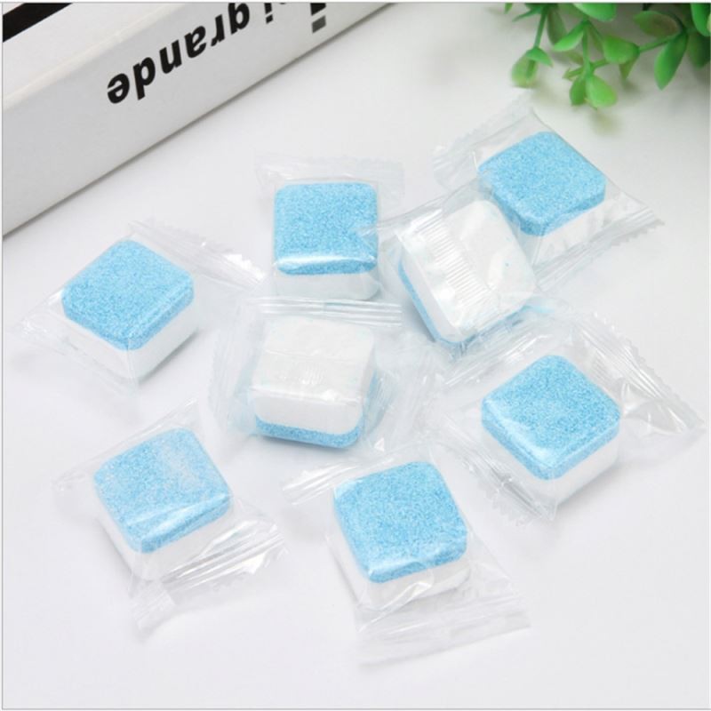 New Deep Cleaner Set for Washing Machines Fragrant Floral Effervescent Detergent Remover Tablets Disposable Washing Machine