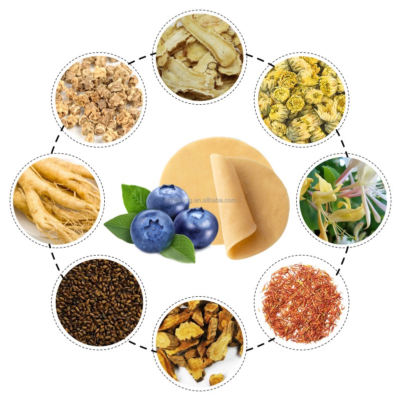 South Moon Blueberry Lutein Eye Patch Visual Fatigue Blurred Relief With Eye Overuse Cold Compress