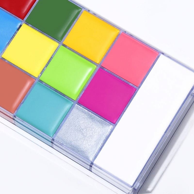 Face Paint Halloween Makeup Non-toxic Water Paint Oil Christmas Party Fancy Dress Devil Fans Body Face Painting Primer