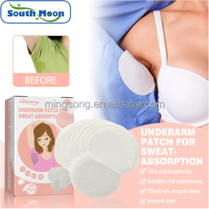 20pack Premium Quality Fight Hyperhidrosis Comfortable Sweat Free Armpit Protection Pad for Men and Women