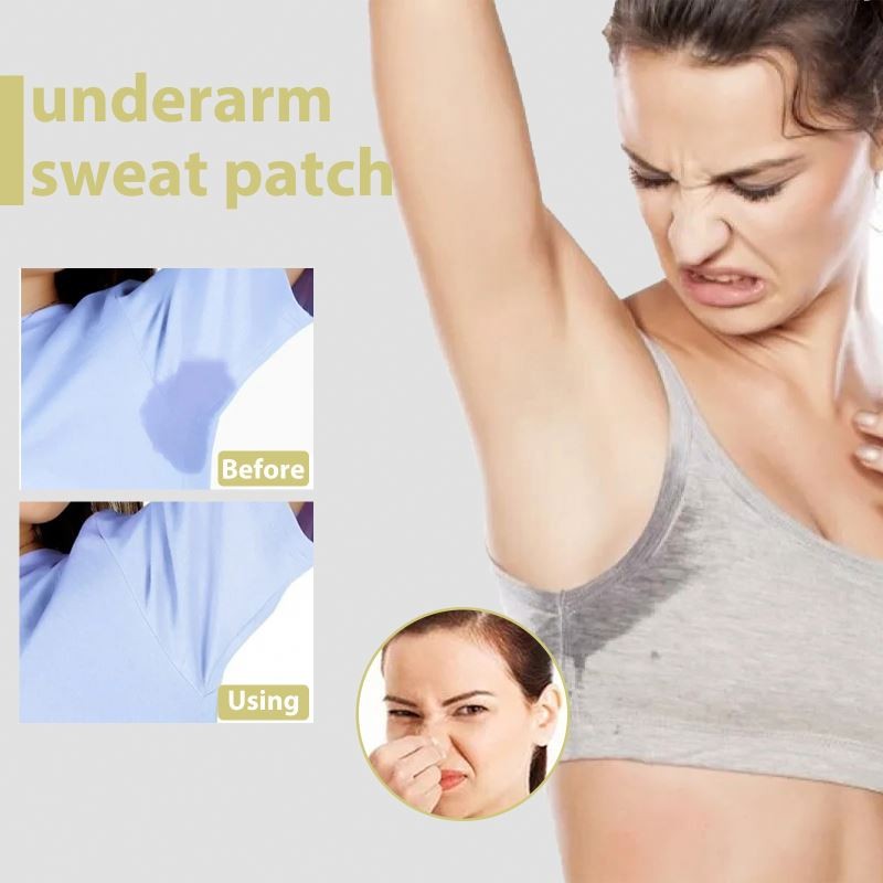 Eelhoe Summer Antiperspirant Underarm Dress Sticker Pads Deodorant Patch for Men and Women Body Sweating Anti-Sweating Pad