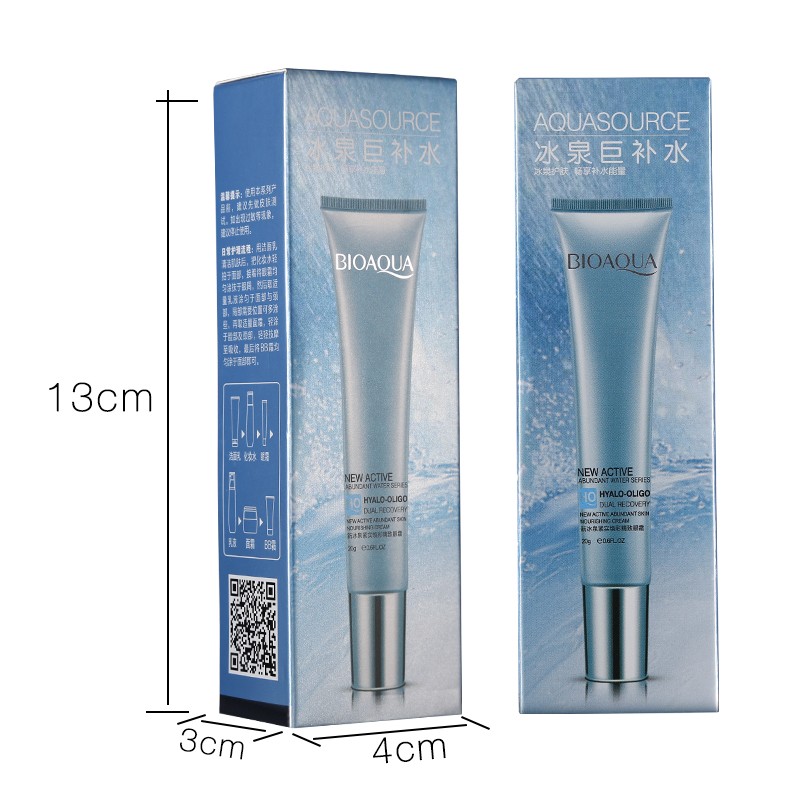 Ice Spring 20g Eye Cream Anti-Aging Moisturizing Eye Essence for Dark Circle Removal Lift & Firming Anti-Wrinkle Skin Care