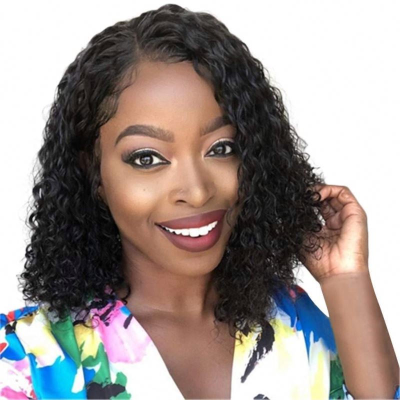 Afro Kinky Curly Hair Headband Synthetic hd Lace Synthetic Hair Wigs for Black Women