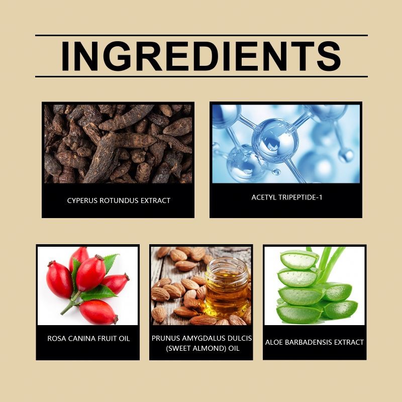 OUHOE Body Care Natural Extract Fast Effective Cyperus Rotundus Oil for Hair Removal