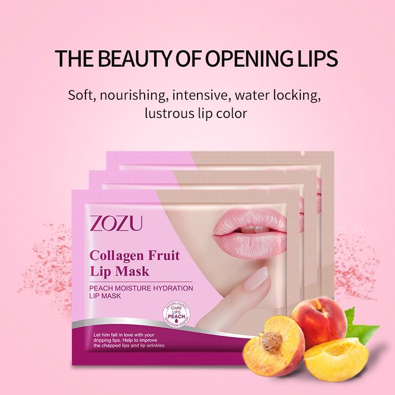 ZOZU 3 Type  Moisturizing Nourishing Firming Lightening Anti-wrinkle Collagen Crystal Lip Mask