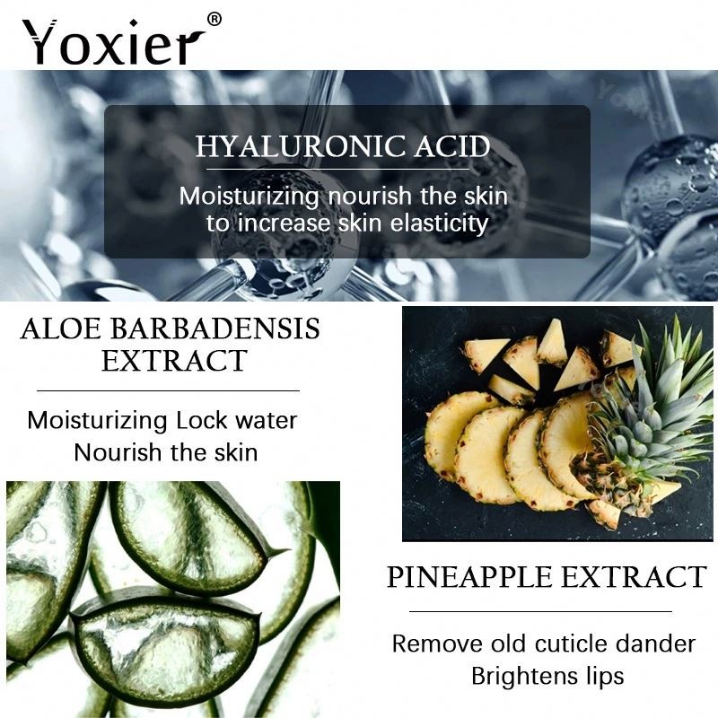 Yoxier 20g Cosmetics Moisturizing Brightening Remove Dull Lip Scrub for Dark Lips