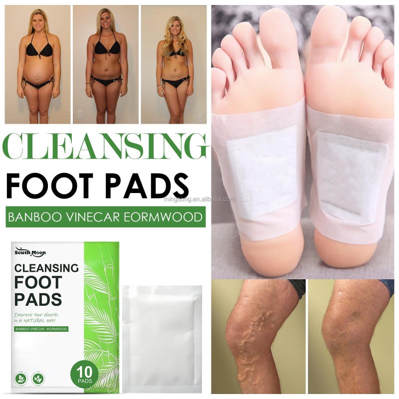 New Arrival Vinegar Cleansing Foot Pads Wormwood Cleansing Detox Foot Pads