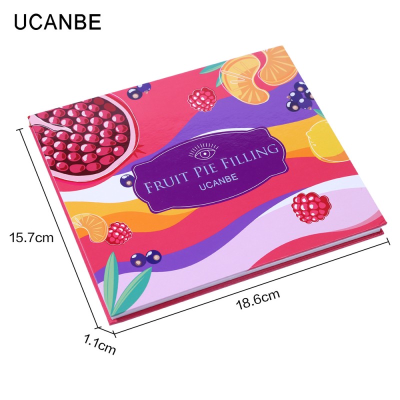 UCANBE Fruit Pie Filling Eye Shadow Palette Makeup Shimmer Matte 30Colors Highly Pigmented Waterproof Long-Lasting Eyeshadows