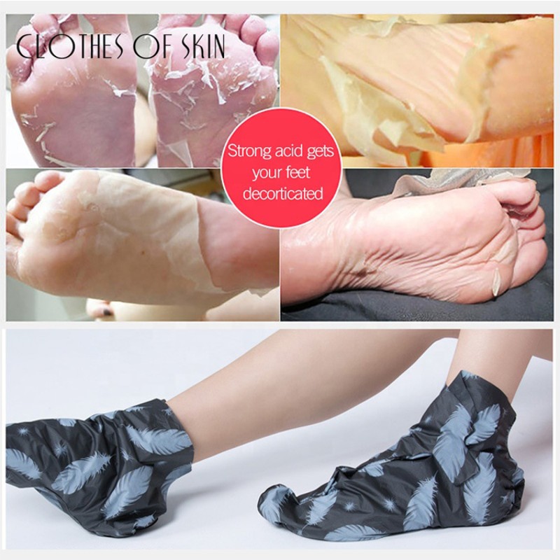 Natural Organic Volcanic Mud Foot Film  Exfoliating Foot Film Private Label Foot Film