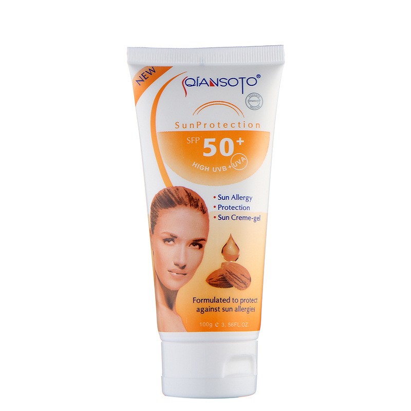 Sunscreen SampleFacial Body Sunscreen Cream Sunblock Skin Protective Cream Anti-Aging Sunscreen Lotion Spf50 Face Skin Care