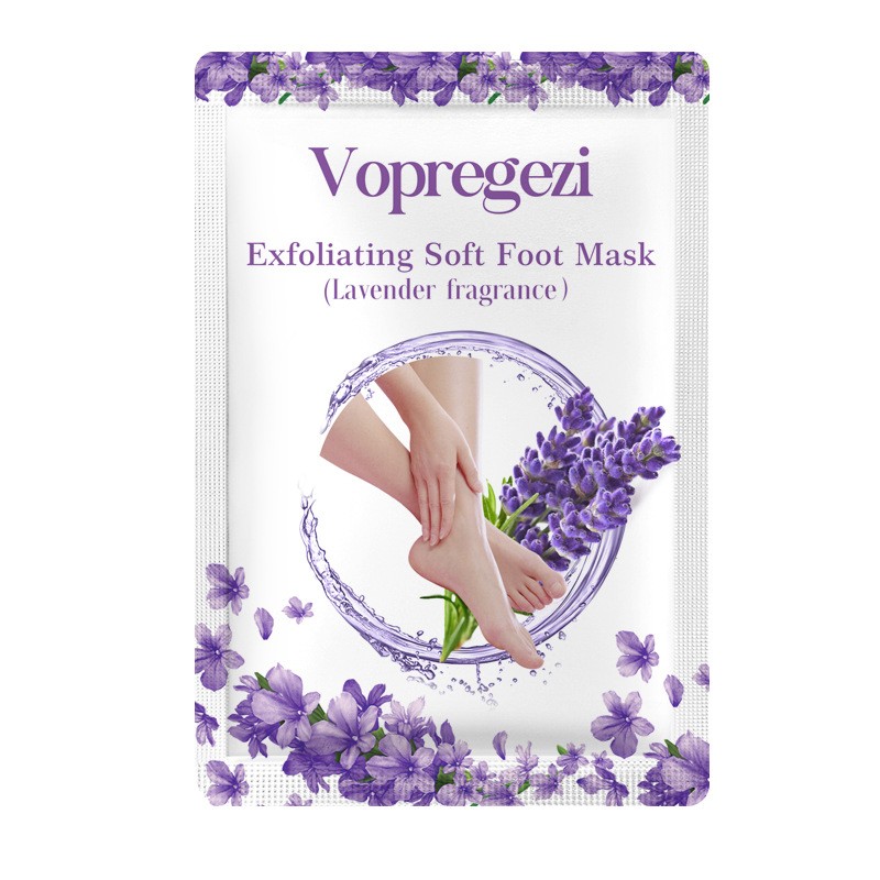 Lavender Foot Peel Mask Exfoliating Pedicure Socks Exfoliation Dead Skin Remove Mask for Foot Spa
