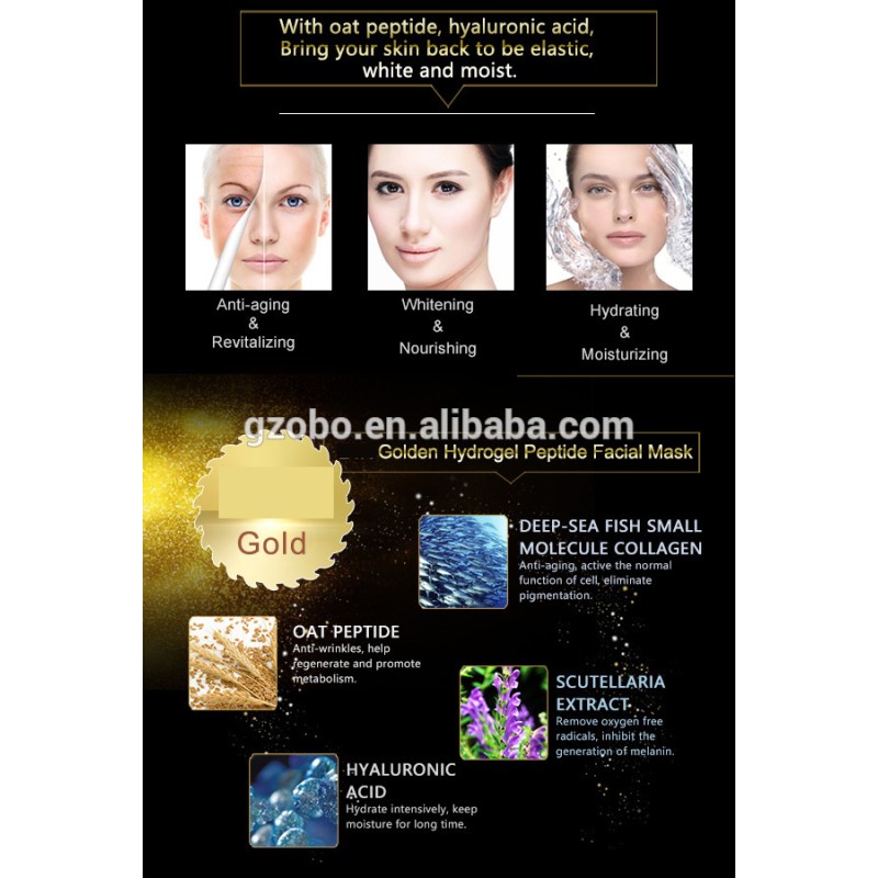 Bioaqua Chinese Moisturizing Pure Black Gold Bio-collagen Facial Mask