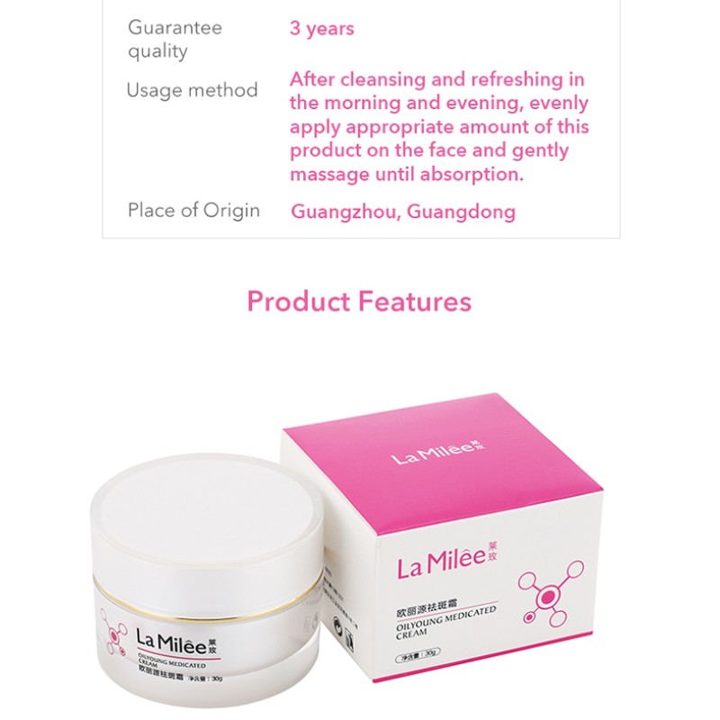 La Milee Dark Spot Removing Face Cream Skin Care Whitening Cream for Face