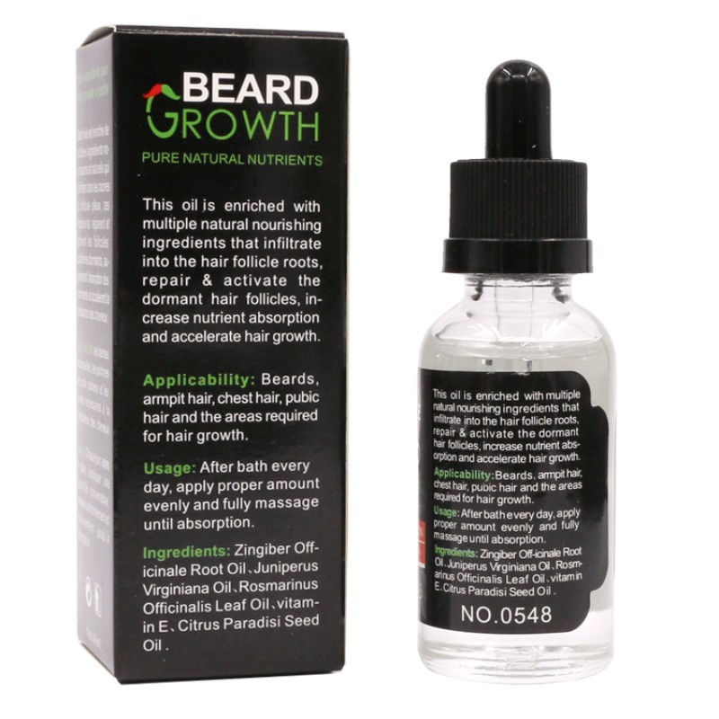 Men Beard Growth Products Hair Growth Essence Liquid Moisturizer Serum Lengthening Thicker Enhancer Beard Oil New Arrival