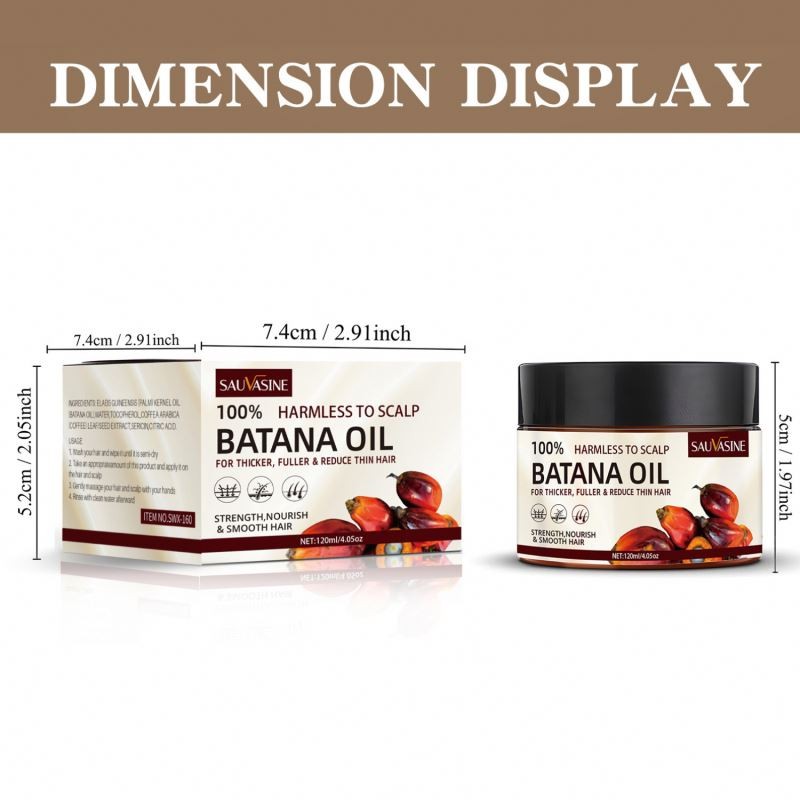 SAUVASINE Hair Care Thicker Nourishing Smoothing Natural Batana Oil Hair Conditioner 120ml