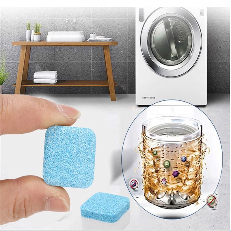 New Deep Cleaner Set for Washing Machines Fragrant Floral Effervescent Detergent Remover Tablets Disposable Washing Machine