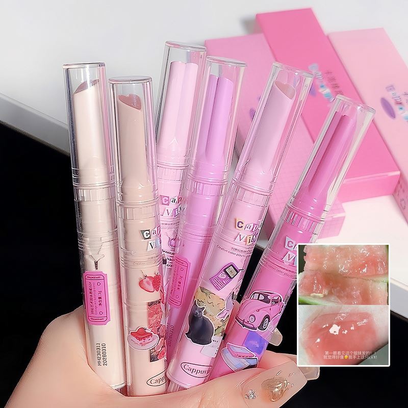 Cappuvini Heart Shape Waterproof Lip Gloss Matte Velvet Lipgloss Long Lasting Lips Glaze Sexy Red Tint Liquid Lipstick Makeup