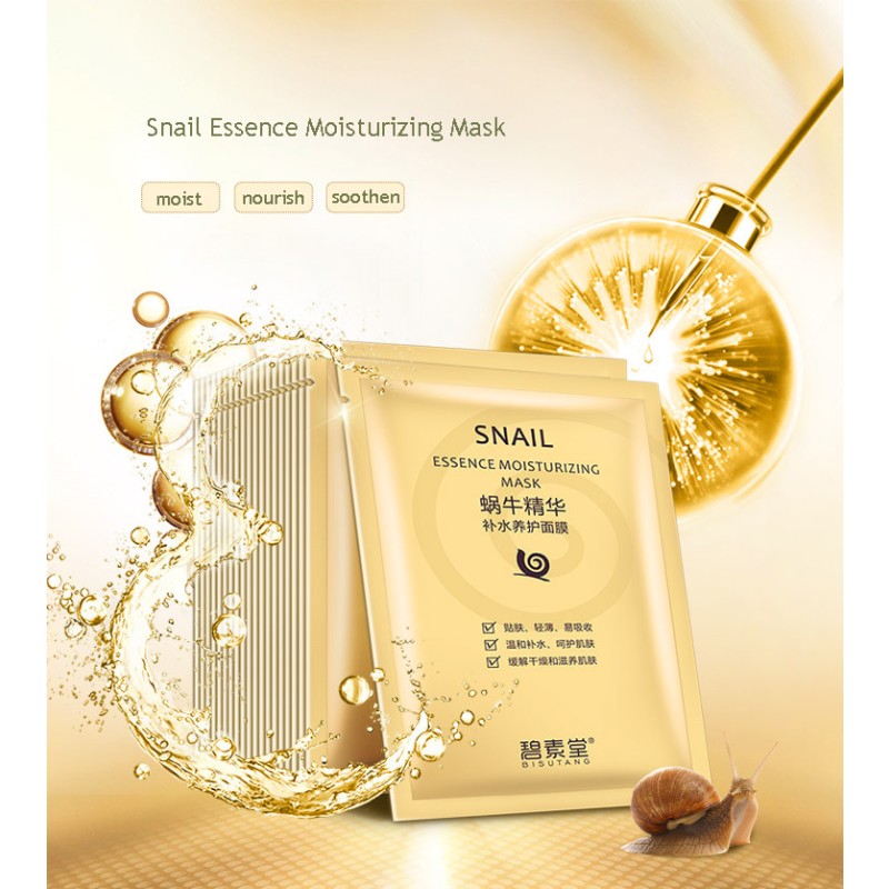 2019 Best Selling Snail Essence Moisturizing Facial Skin Care Whitening Hydrating Oil Control Blackhead Remover Face Masks