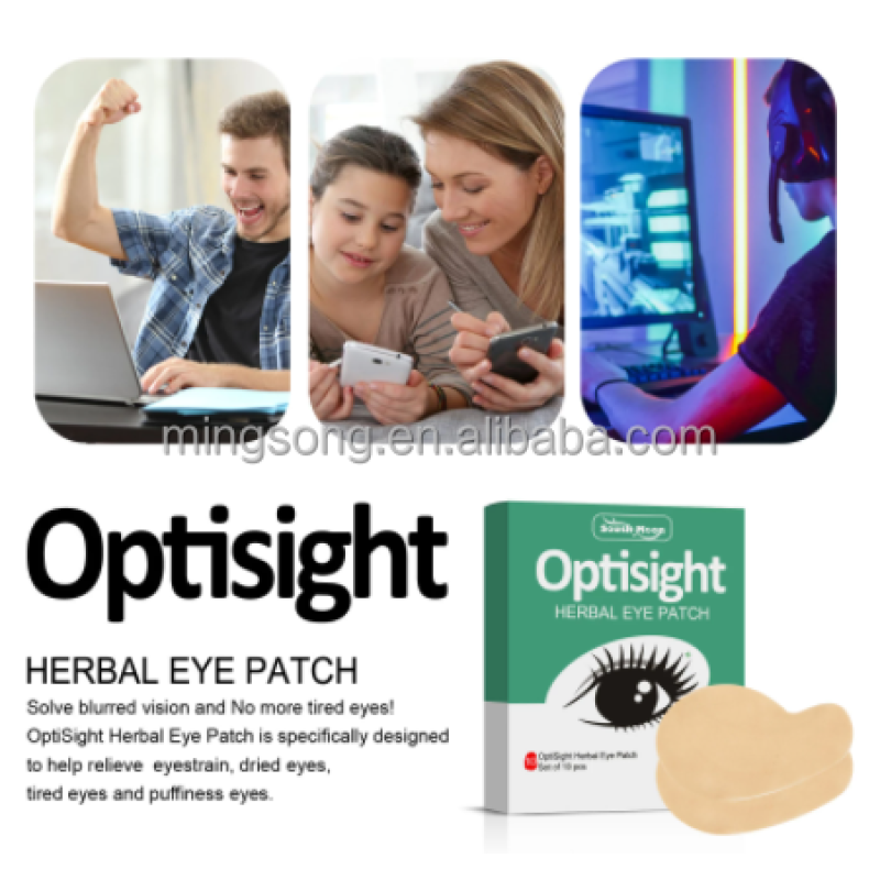 OEM ODM Wormwood Eye Patch Herbs Relieve Fatigue Dry Eyes Blurred Vision Eliminate Puffy Eyes