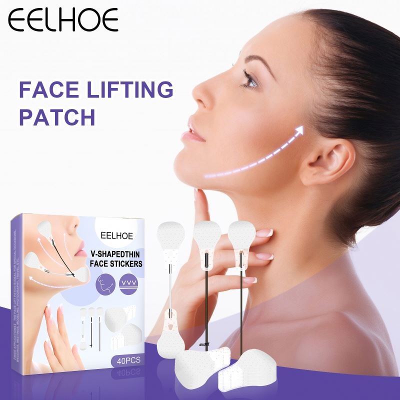 Eelhoe Face Neck Invisible Lift Tape Thin Face Facial Line Anti Wrinkle Sticker V Face Shaper Artifact Invisible Sticker