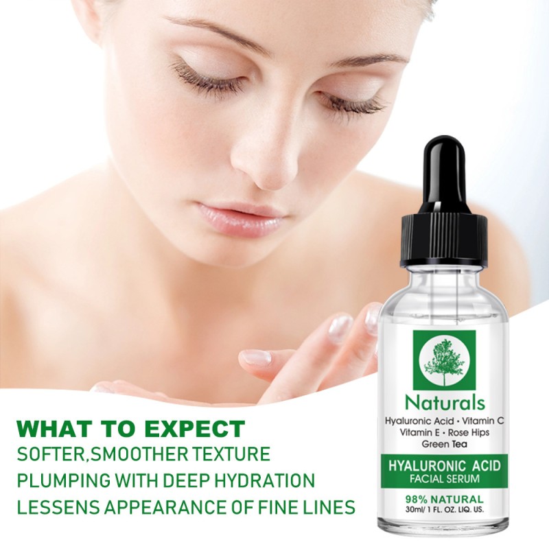Hyaluronic Acid Facial Essence Nourishes Pores, Sheds and Brightens up Water