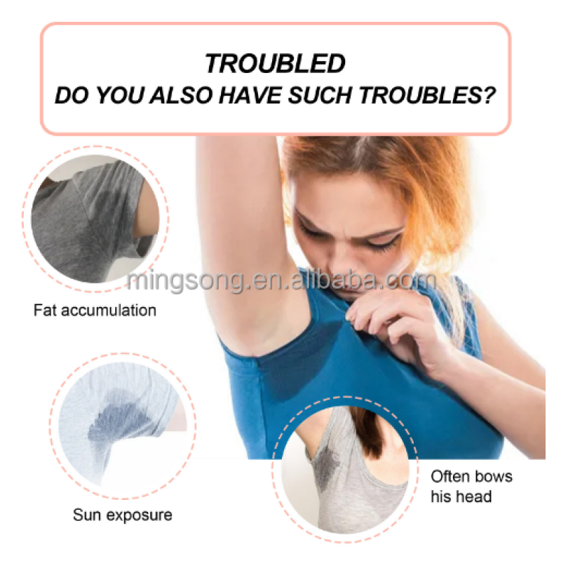 20pack Premium Quality Fight Hyperhidrosis Comfortable Sweat Free Armpit Protection Pad for Men and Women