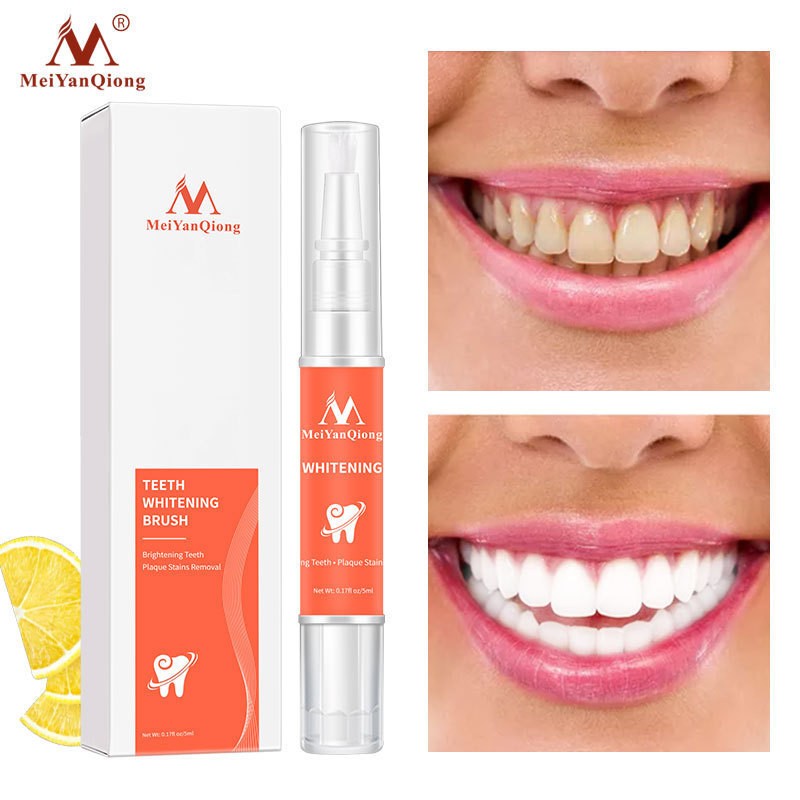 Multi-Purpose Teeth Whitening Oral Hygiene Dental Pen Tooth Brush Essence Removes Plaque Stains Bleaching Serum for Oral Care