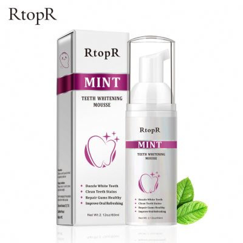 Wholesale Multi-Purpose Teeth Whitening Mousse Deep Cleansing Mint for Coffee Tea Smoke Stains Removal Whitening Teeth