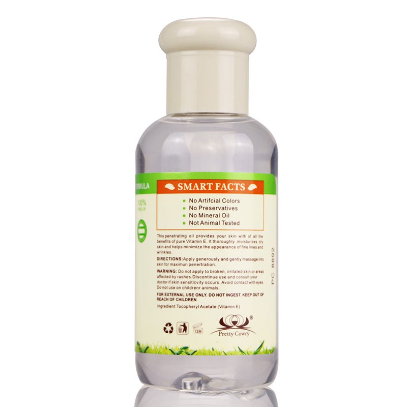 Pretty Cowry Anti Aging Moisturizing Whitening Natural Organic Vitamin E Oil