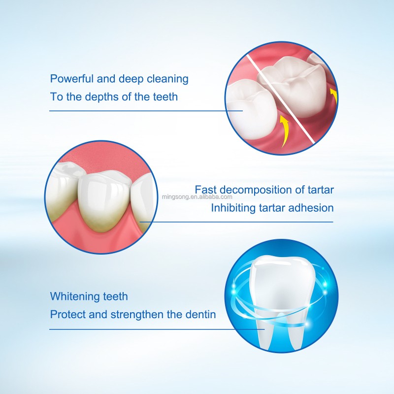 Teeth Whitening Serum Powder Oral Hygiene Cleaning Serum Removes Plaque Stains Tooth Bleaching Dental Serum