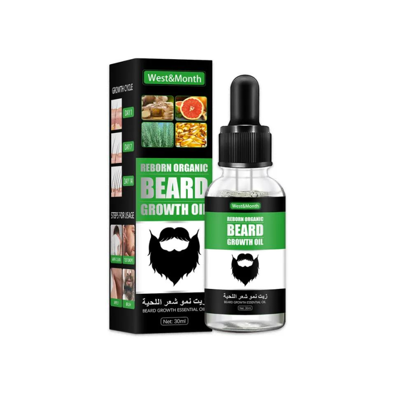 100% Beard Oil and Beard Balm for Beard Growth Oil Men