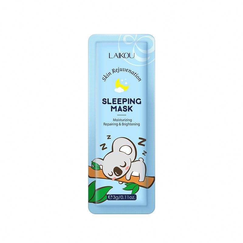 Laikou Sakura Seaweed Snail Koala Matcha Sleeping Face Hydrating Moisturizing Repairing Brightening Firming Sheet Travel