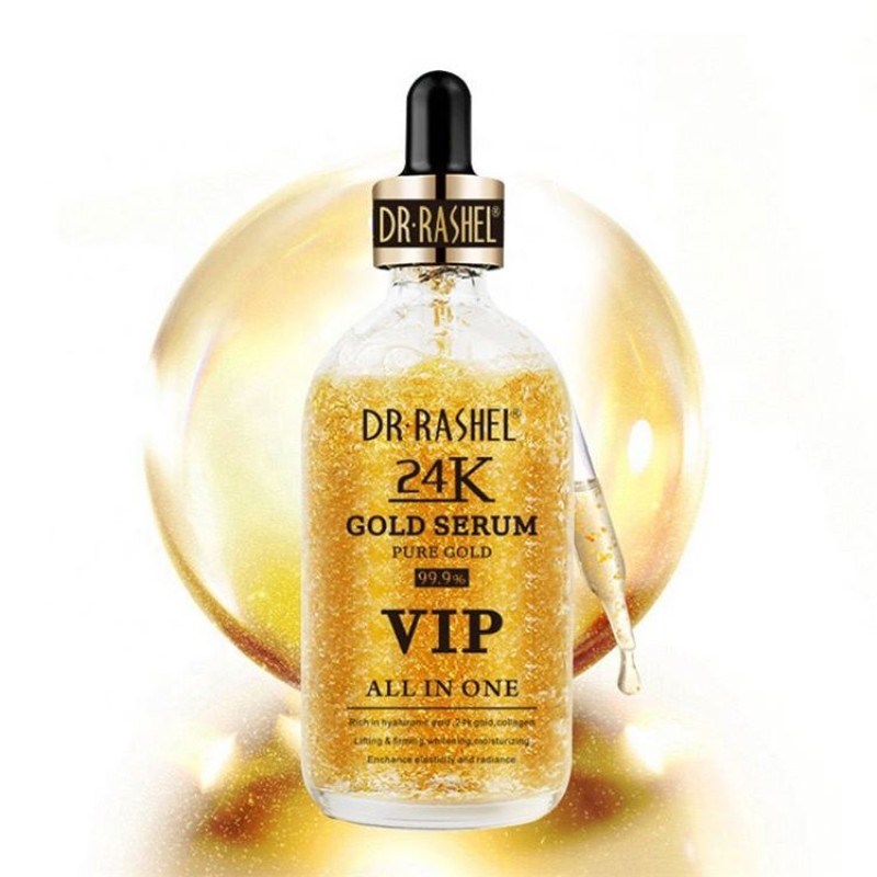 DR.RASHEL 24K Gold Gold Foil Makeup Before the Repair of the Original Liquid Moisturizing Brightening Facial Essence