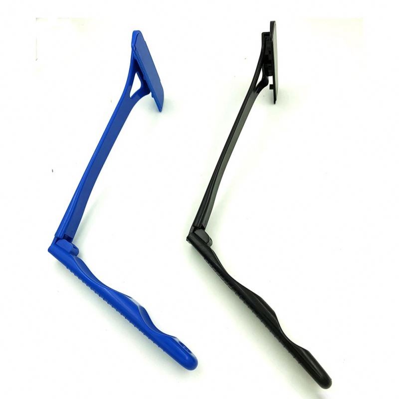 Long Handle Body Shaver Back Leg Hair Removal Tool Folding Shaving Knife