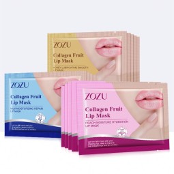 ZOZU 3 Type  Moisturizing Nourishing Firming Lightening Anti-wrinkle Collagen Crystal Lip Mask