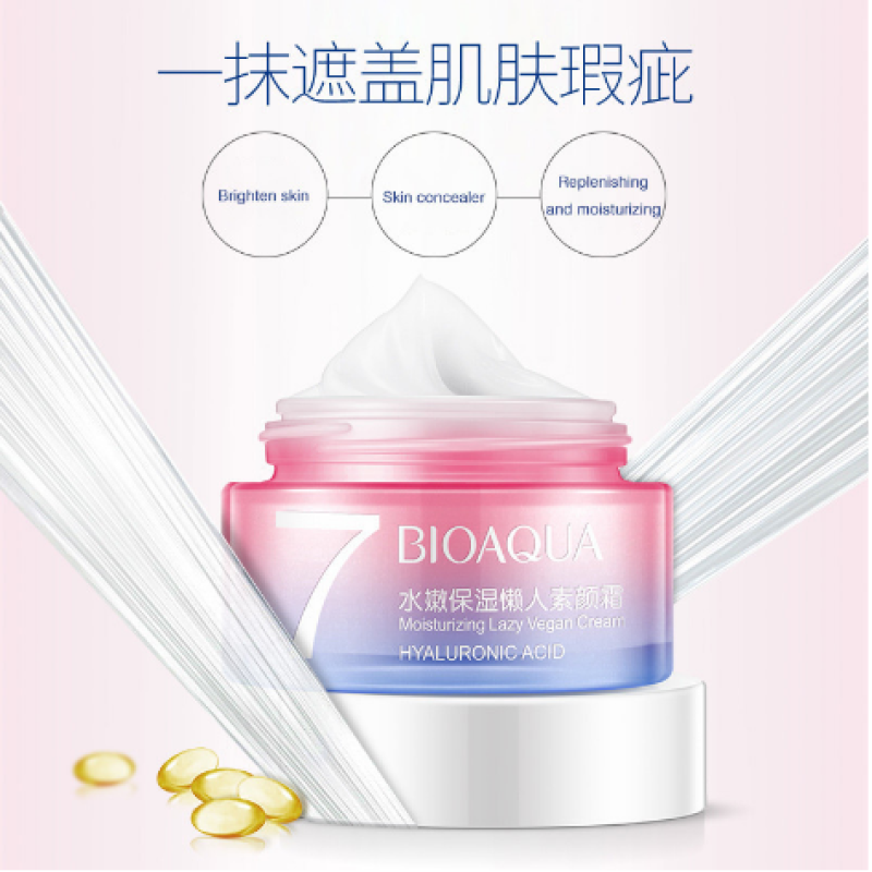 BIOAQUA V7 Moisturizer Nude Makeup Facial Cream Hydrating Whitening Skin Shrink Pores Anti Aging Anti Wrinkles Skin Care Kit