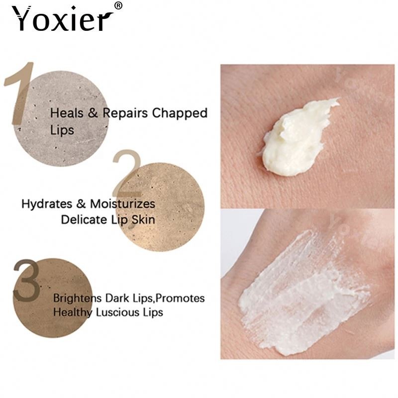 Yoxier 20g Cosmetics Moisturizing Brightening Remove Dull Lip Scrub for Dark Lips