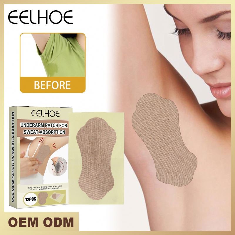 Eelhoe Summer Antiperspirant Underarm Dress Sticker Pads Deodorant Patch for Men and Women Body Sweating Anti-Sweating Pad