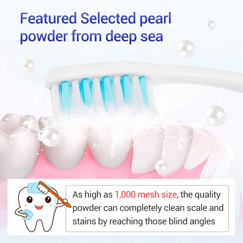 BREYLEE  Teeth Whitening Powder Toothpaste Organic Pearl Peroxide Free Teeth Whitening Powder