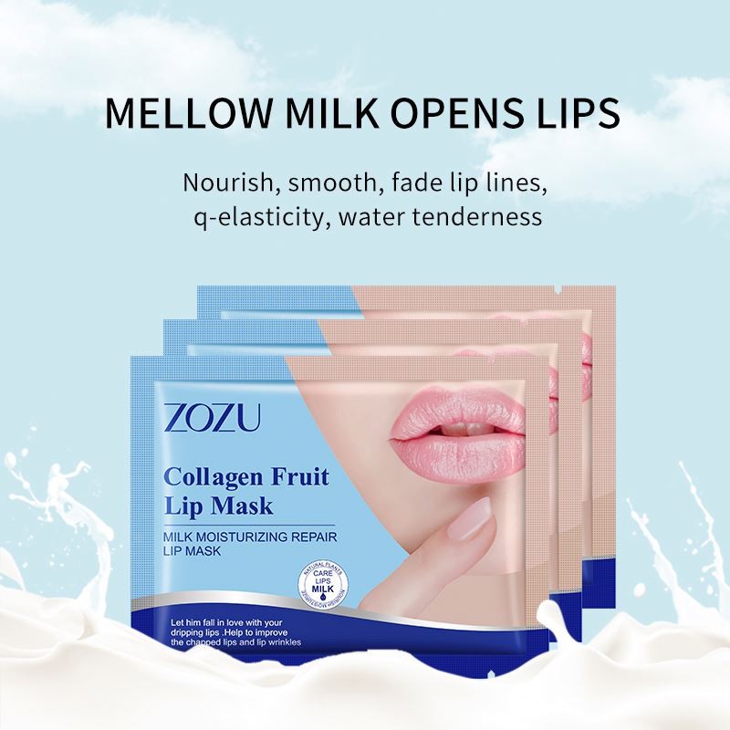 ZOZU 3 Type  Moisturizing Nourishing Firming Lightening Anti-wrinkle Collagen Crystal Lip Mask