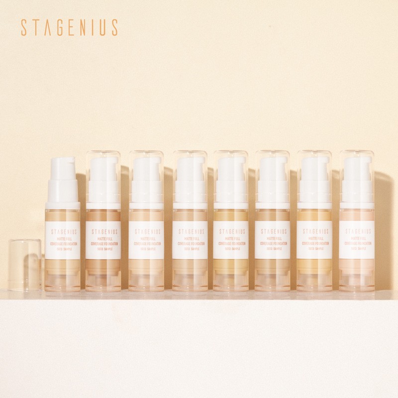 Stagenius 11 Color Full Coverage Waterproof Natural Makeup Liquid Foundation