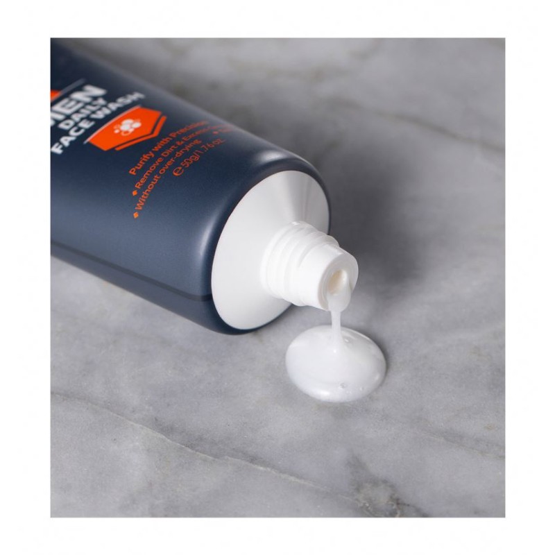 QUIYUM Private Brand Niacinamide Facial Cleanser Anti-Acne Oil Control Deep Cleansing Men Face Wash