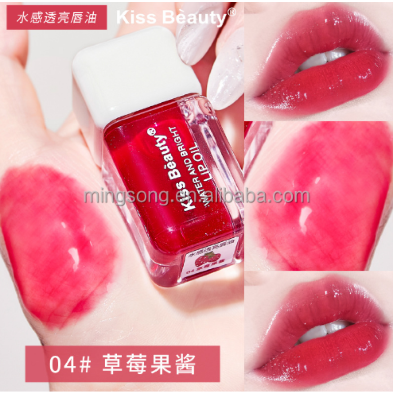 Enjoy Skin 4 Colors Lip Oil Fruit Smells Brightening  and Moisturizing Lip Skin  Beauty Care Jelly  Lip Gloss