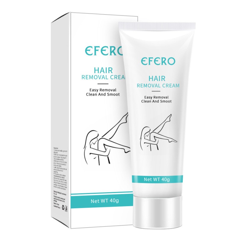 Wholesale EFERO Body Armpit Legs Virgin Hair Removal Cream Gentle Not Stimulating Women Hair Removal Cream for Men Body