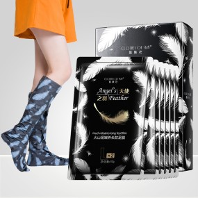 Natural Organic Volcanic Mud Foot Film  Exfoliating Foot Film Private Label Foot Film