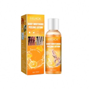 Eelhoe Black Skin Whitening Orange Body Peeling Lotion Organic Skin Care Whitening Peel off Lotion